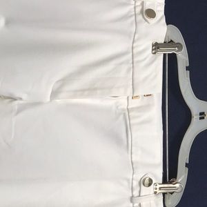 White Capri pants